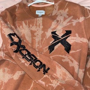 Handmade tie die Excision sweater size Large- XL
